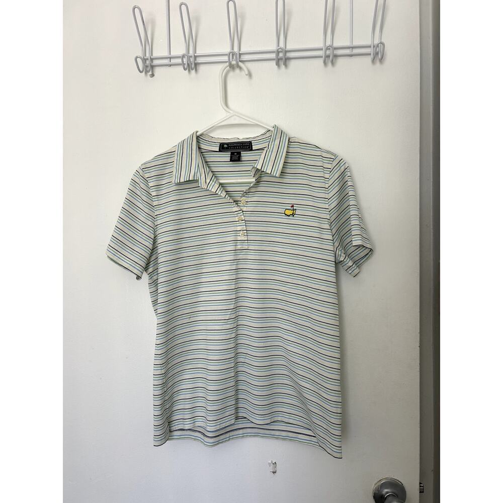 Magnolia Lane Masters Women's Striped Golf Polo